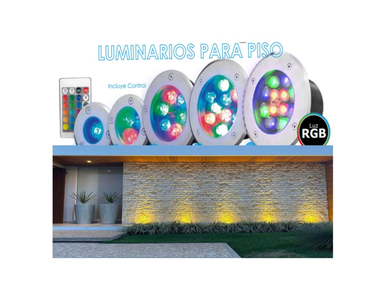 Lampara de piso RGB