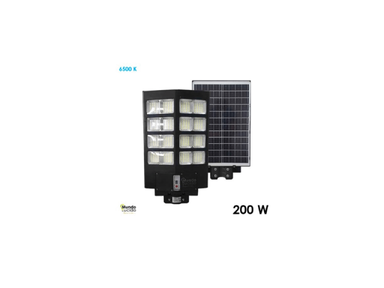 Luminaria solar de 200 w