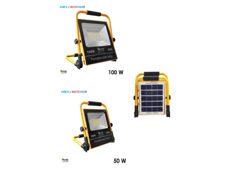 Reflector solar con base ajustable