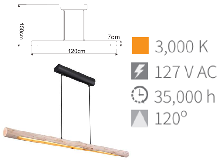 LAMPARA COLGANTE MELLA
