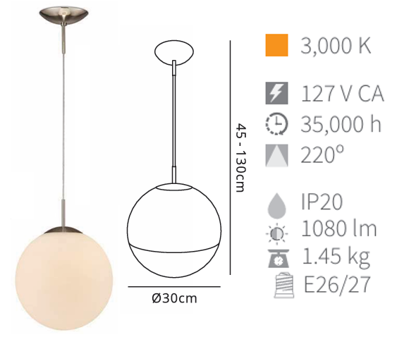 LAMPARA COLGANTE MIRANDA