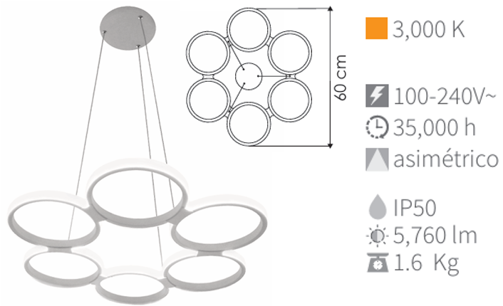 LAMPARA COLGANTE OLIMPO-72