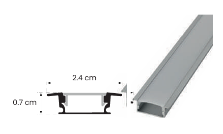 PERFIL DE ALUMINIO 1702